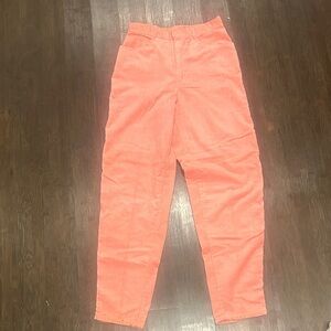 Vintage 80s Espirit Coral Corduroy Pants